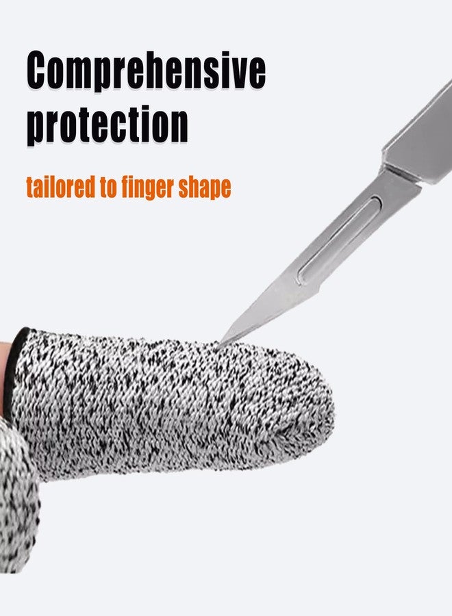 YERGOFE 24 Pieces Finger Cots Cut Resistant - Reusable Finger Covers for Cuts, Gloves Life Extender, Cut Resistant Finger Protectors for Kitchen, Work, Sculpture, Anti-Slip (Pack of 24) - Image 3